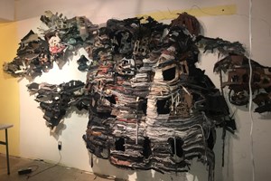 Ruby Chishti, 'Thinking Collections: Open Studios', Artist Studio, Bushwick, New York (11 September 2018). Courtesy Asia Contemporary Art Week.